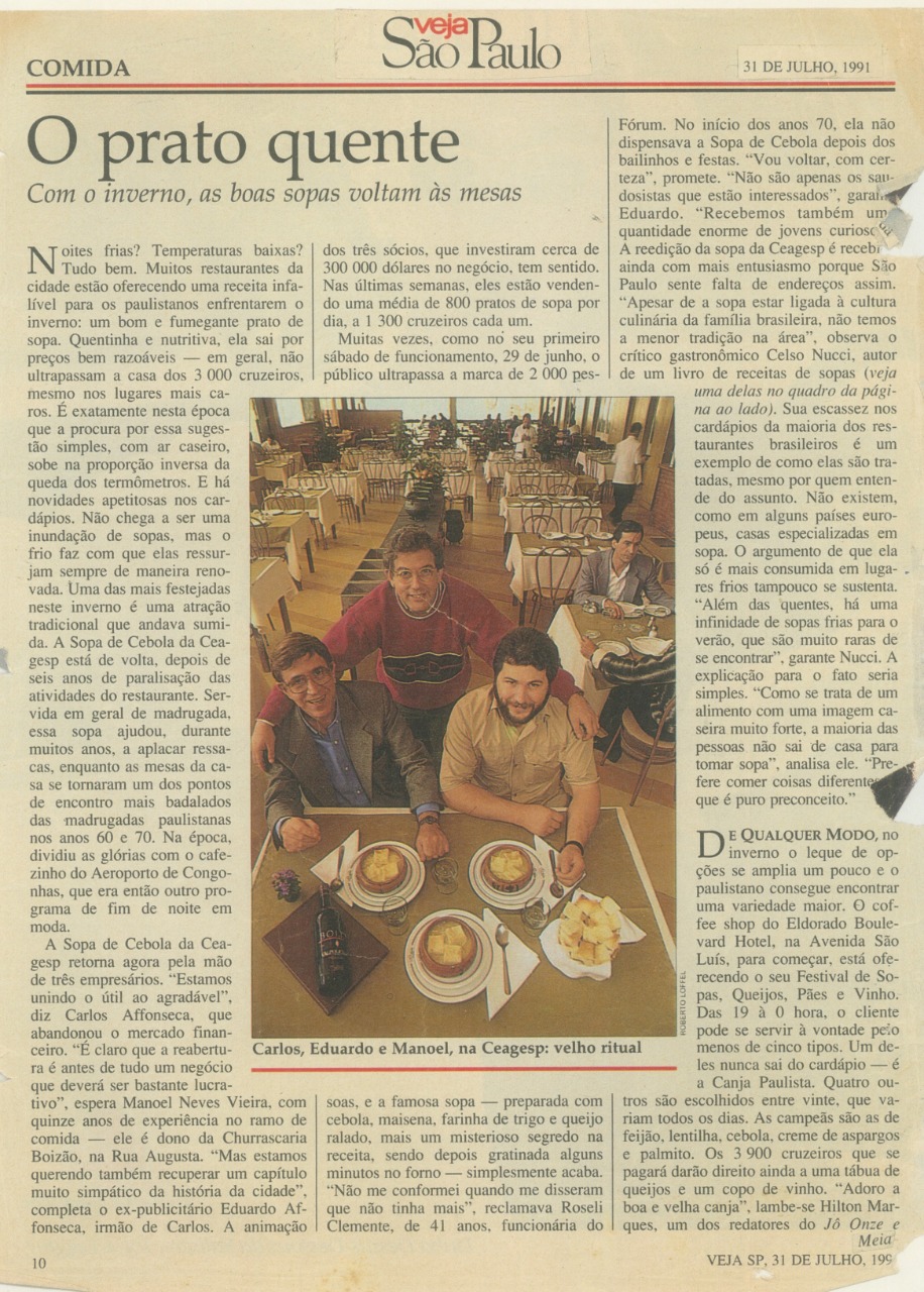 Sopa de Cebola Tradicional